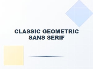Timeless Geometric Fonts for Retro Designs