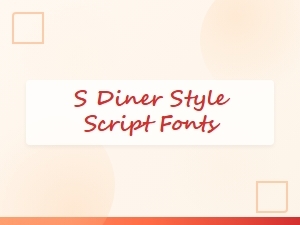 Soda Fountain Script: Diner-Style Lettering